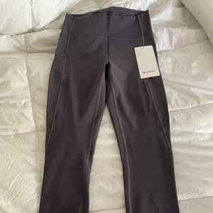 In the movement tight leggings 7/8 lululemon leggings